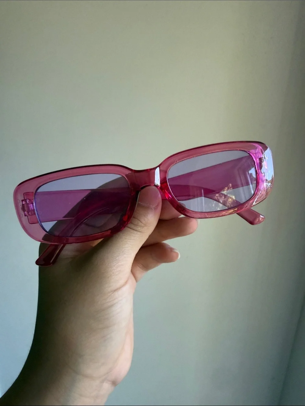 Pink Cute Sunglasses